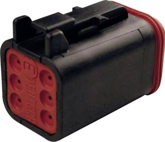 Te Connectivity Dt 06 6 S Ce06 Rundkontakt Rett Tilkobling 6 Polet Dt Serie