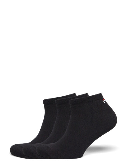 FILA Socks Fila 3Pk Invisible Plain Socks - Black - 35-38 FILA Socks Fila 3Pk Invisible Plain Socks - Black - 35-38