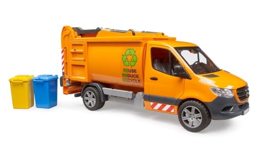 Bruder Mercedes Benz Sprinter søppelbil med to søppelbøtter 2682