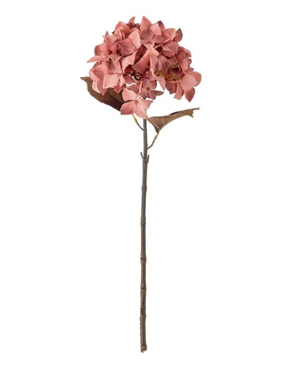 Bloomingville Hydrangea Stem Red H65CM Bloomingville Hydrangea Stem Red H65CM