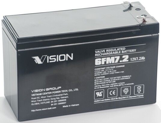 Vision Batteri 98510720 12 v 7,2 ah Vision Batteri 98510720 12 v 7,2 ah