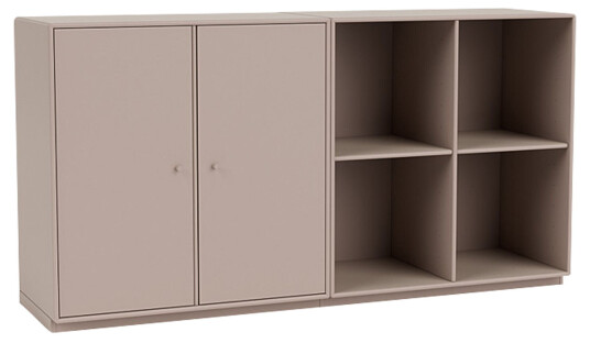 Montana - Pair Classic Sideboard, Plinth H3 Cm - Mushroom - Skap Og Vitrineskap - Peter J. Lassen - Beige - Mdf
