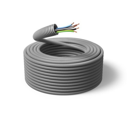 PM FLEX RQ Kabel forhåndslagt, halogenfri 25 mm x 50 m, 5G 6 mm²