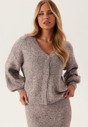 Pieces Pcmesva Ls Boxy Sequin Knit Cardigan Pieces Pcmesva Ls Boxy Sequin Knit Cardigan