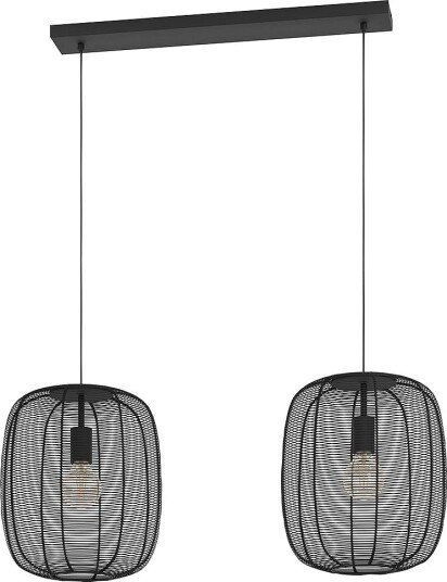 EGLO Takpendel Rinroe With 2 Lamps Svart Takpendler