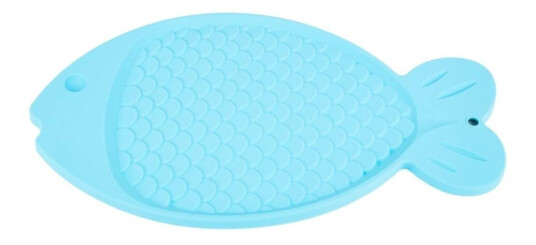 Little&Bigger Silicone Plasseringsmatte Fisk Aqua