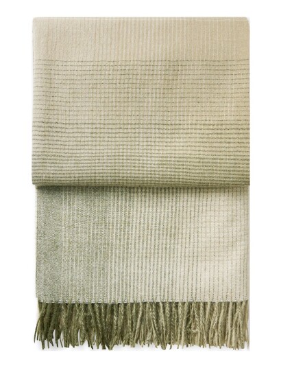 Elvang Horizon Throw Green BOTTLE 130X200CM