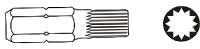 Jonnesway Końcówka Spline Xzn M12x75mm 6-Kąt 10Mm D10m75m12a Jonnesway Końcówka Spline Xzn M12x75mm 6-Kąt 10Mm D10m75m12a