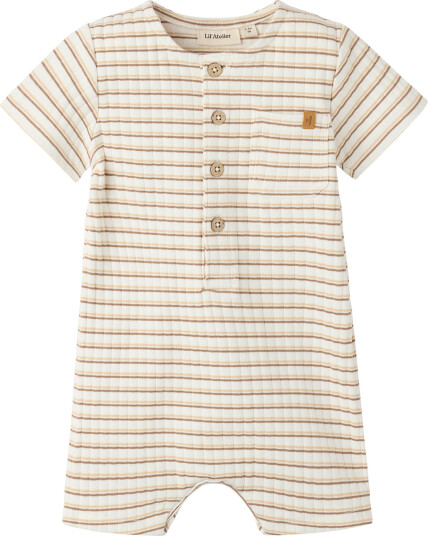 Lil"Atelier Nbmhaldur Ss Loose Short Suit Lil Cream 74