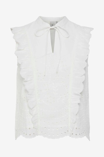 Y.A.S - Bluse yasLuma SL Top S - Hvit