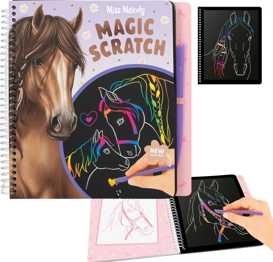 Miss Melody Magisk Scratch Book