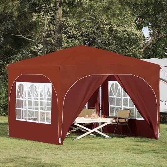 Pop up Festtelt 290 x 290 x 245 cm Terrakotta