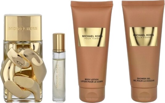 Michael Kors Pour Femme Giftset 310 ml Eau De Parfum Spray 100ml/Shower Gel 100ml/Body Lotion 100ml/Edp Spray 10ml