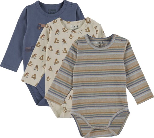 Hust and Claire Body I/e 3 pack HCBertram Play Beige Meler Hust and Claire 56 Langermet Body Blå Brun Marineblå Hust and Claire Body I/e 3 pack HCBertram Play Beige Meler Hust and Claire 56 Langermet Body Blå Brun Marineblå