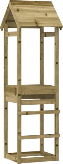 vidaXL Leketårn 53x46,5x194 cm impregnert furu