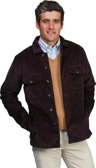 Hansen & Jacob Herre Skjorter Brun 2XL,