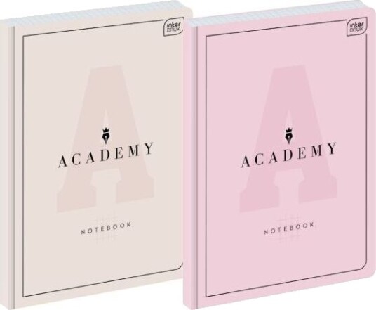 Interdruk Brulion A4 96K Intetrdruk 90 G Academy Pastel Rutet