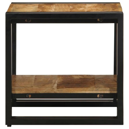 Kaffebord 40x50x38 cm Solid Grovt Tre Mango