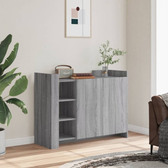 Skjenk grå sonoma 100x35x75 cm konstruert tre 8721102805936