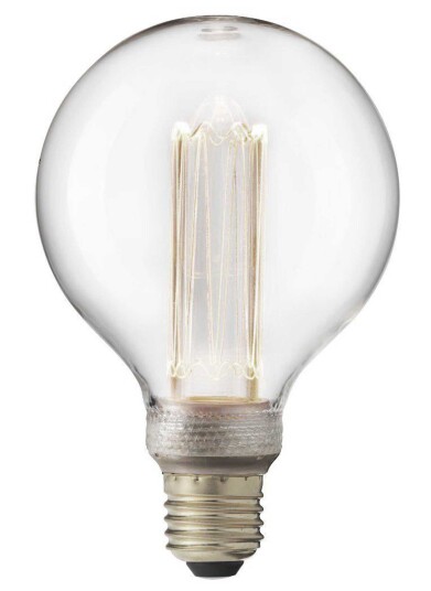 PR Home LED-pære E27 Klart 95mm 3000K 1W