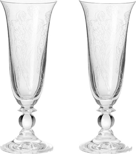 Frederik Bagger - People flûte champagneglass 15 cl 2 stk
