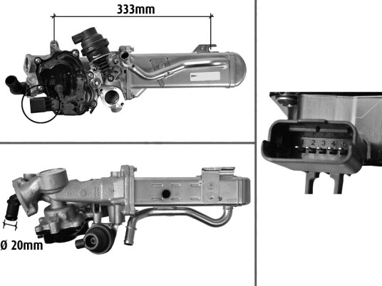 VALEO 700441 EGR-modul