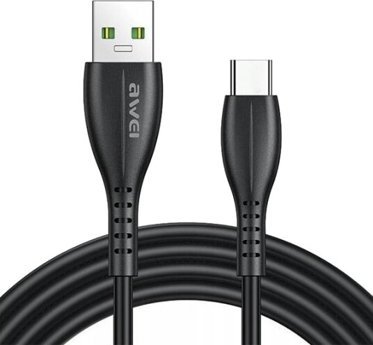 Awei Usb-A Til Usb-C Kabel 1 M Svart Cl-115T