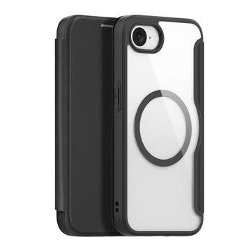 Dux Ducis iPhone 16e Skin X Pro magnetisk flip deksel   svart