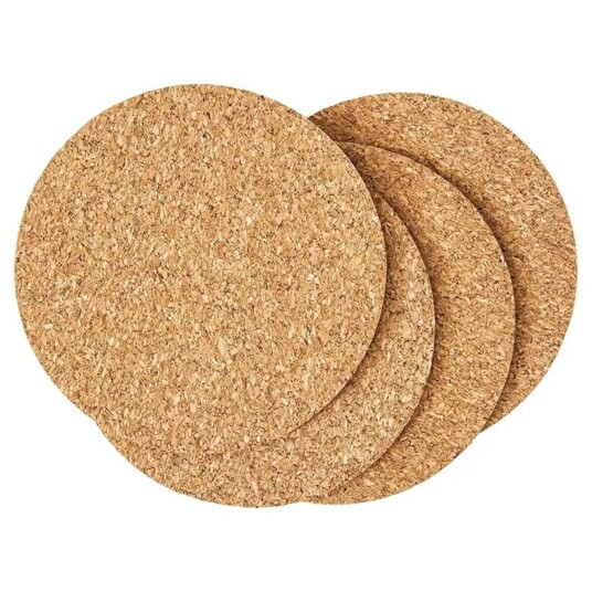Modern Cork Coaster Drikkebrikke Gul Modern Cork Coaster Drikkebrikke Gul