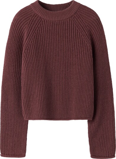 Name It Nkfvenja Ls Loose Short Knit WILD GINGER 146 152