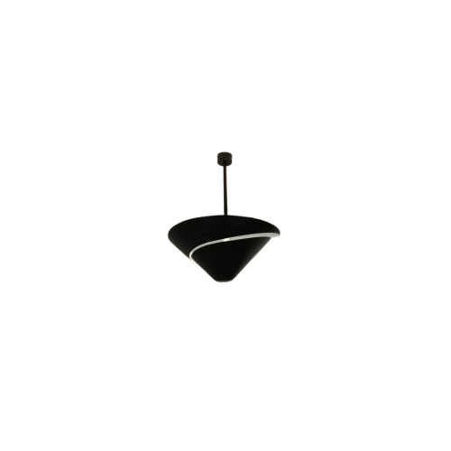 Serge Mouille Taklampe Ø60 Sort