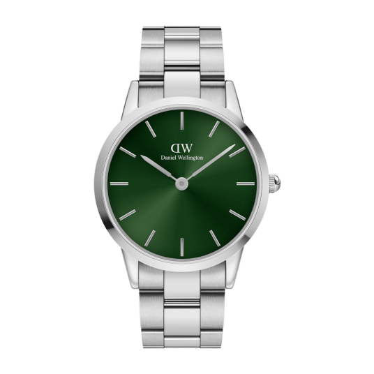 Daniel Wellington DW Watch Iconic Link Emerald Silver 40mm MIC Daniel Wellington DW Watch Iconic Link Emerald Silver 40mm MIC