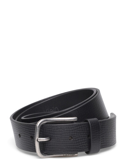 Calvin Klein Round Buckle 35Mm Fixed Black 105