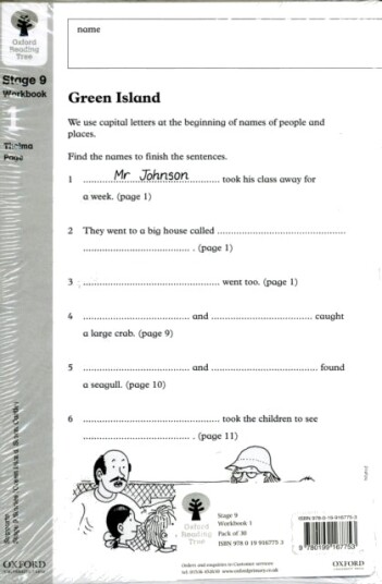 Oxford Reading Tree: Level 9: Workbooks: Workbook 1: Green Island and Storm Castle Pack of 30 Oxford Reading Tree: Level 9: Workbooks: Workbook 1: Green Island and Storm Castle Pack of 30