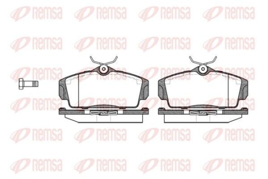 Bremseklosser REMSA 0704.00 Bremseklosser REMSA 0704.00