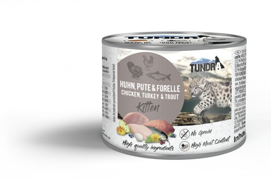 Tundra Kitten Kylling Kalkun Og Ørret 400G Våtfôr
