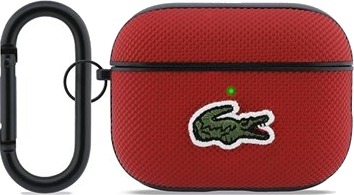 Lacoste Petit Pique Croc Logo Patch-etui AirPods Pro 3 Rød Lacoste Petit Pique Croc Logo Patch-etui AirPods Pro 3 Rød