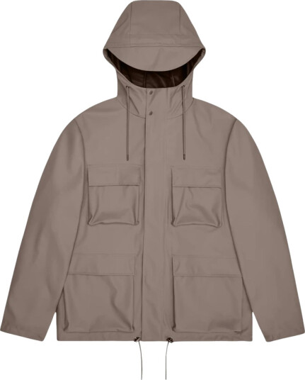 Rains Pocket Jacket W3   Beige   M