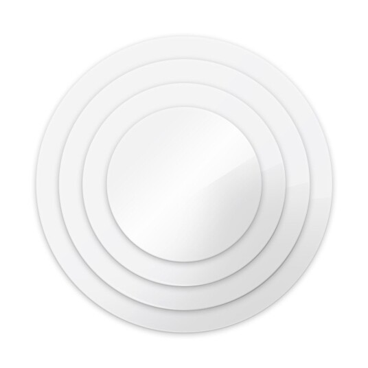 Rund Akrylplate Ganacheplate Pk/2