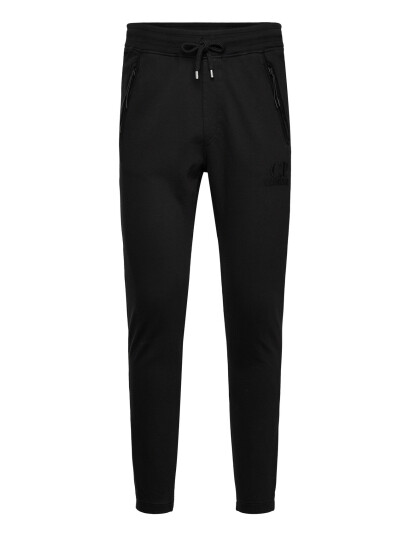 C.P. Company Logo Embroidered Track Pants - Black - XS