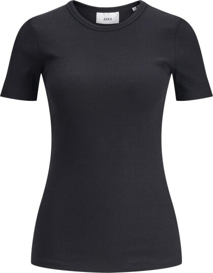 JJXX Kids Jxfrankie Str Ss Rib Tee Jrs Noos Grl Black 140 JJXX Kids Jxfrankie Str Ss Rib Tee Jrs Noos Grl Black 140