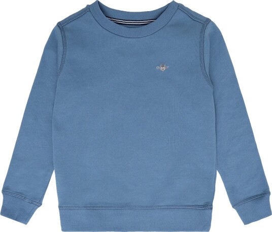 Gant Kids Shield Crew Neck Sweatshirt - SALTY SEA - 86