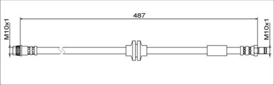 Bremseslange METZGER 4111792
