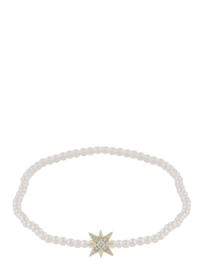 SNÖ OF SWEDEN Stellaris Pendant Pearl Brace |Vit |M SNÖ OF SWEDEN Stellaris Pendant Pearl Brace |Vit |M
