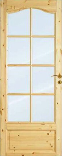 Innerdør Scanflex Siv Furu Klarglass 2x4 Innerdør Scanflex Siv Furu Klarglass 2x4