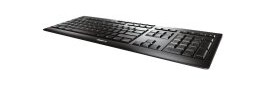 CHERRY STREAM KEYBOARD WIRELESS - Tastatur - trådløs - 2.4 GHz - US International - tastsvitsj: CHERRY SX - svart