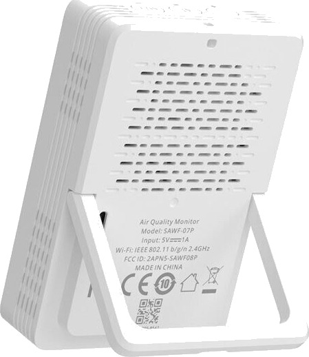 Sonoff Luftrenser Wifi Lcd Luftkvalitetsmåler Sonoff Airguard Pm2.5 Sawf 07P