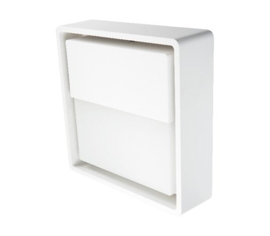 Frame Square Wall Hvit 6W 3000K Dimbar