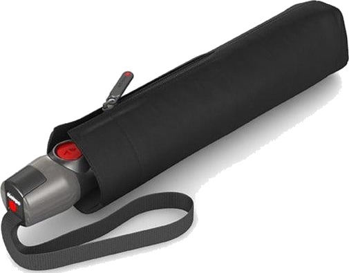 Knirps Duomatic T.200 Windproof paraply med automatisk åpning og lukking Svart Knirps Duomatic T.200 Windproof paraply med automatisk åpning og lukking Svart