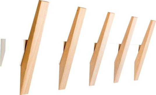 HOIGAARD TANGENT KNAGGEREKKE 64 CM HVIT/EIK